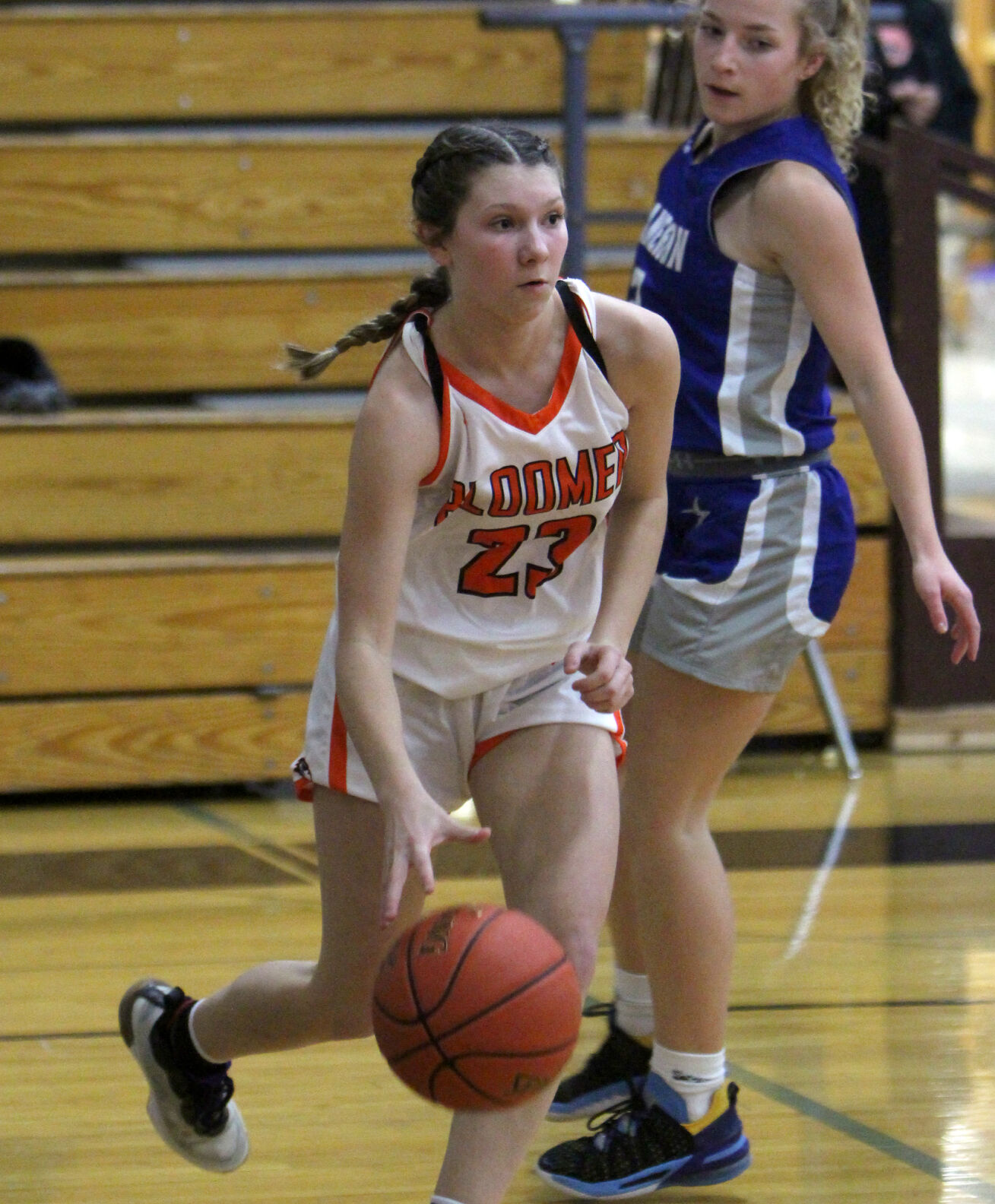 Cameron at Bloomer girls basketball 1-16-23